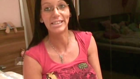 Preggo dilettante cutie sucks and copulates and swallows